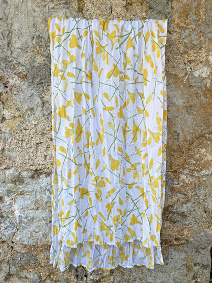 CROCUS FLOWERS LONG SCARF