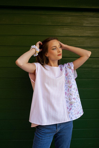 patchwork floral blouse by morja x vita ivicic